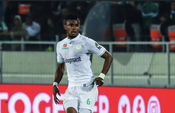 الهدف الاول للرجاء امام الأهلي عن طريق نكوما  