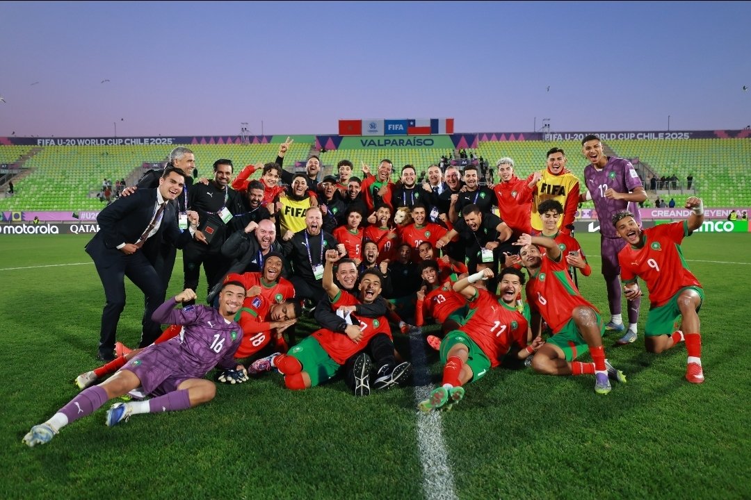 إنجاز تاريخي للمنتخب الوطني لأقل من 20 سنة في مونديال الشيلي  